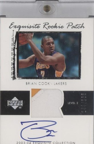 2003-04 Upper Deck Exquisite Collection - Brian Cook #58