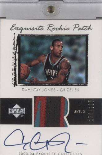 2003-04 Upper Deck Exquisite Collection - Dahntay Jones #70