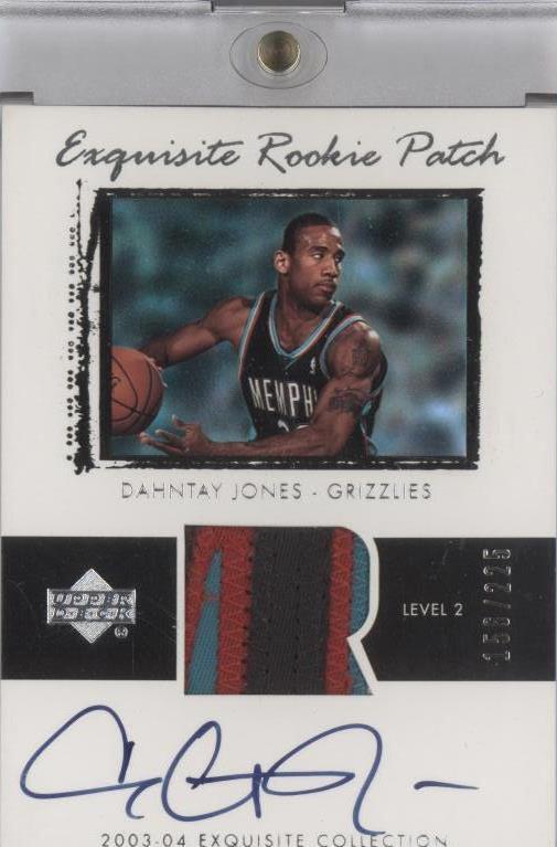 2003-04 Upper Deck Exquisite Collection - Dahntay Jones #70