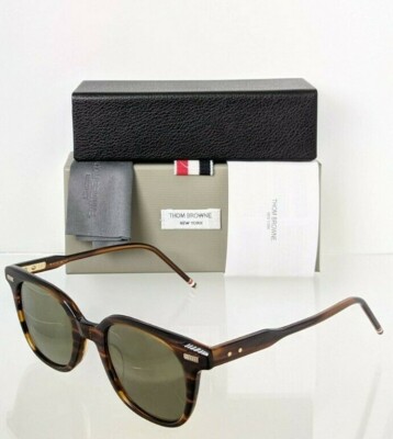 Pre-owned Dita Brand Authentic Thom Browne Sunglasses Tbs 405-b-t Wlt Tb405 Brown Frame In Green