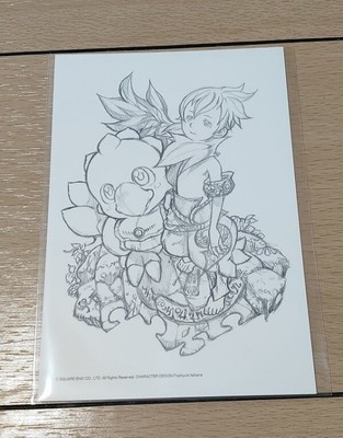 Altonia Postcard Chocobo Raphael Final Fantasy FF FINAL FANTASY SQEX Square En