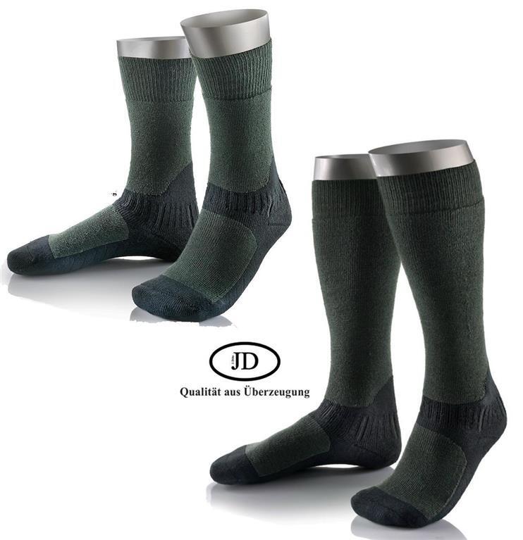 JD Socken oliv Funktionsstrumpf  Jäger Lang Outdoor Trekking Jagd Kniestrümpfe