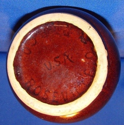 Brown Drip Creamer / Milk Pitcher RRP Co Roseville / USA 6