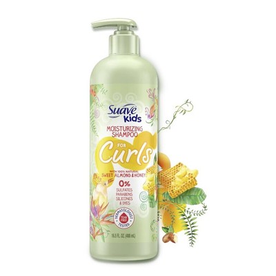 Suave Kids Naturals Curl Shampoo, Moisturizing Shampoo for Kids Curls 16.5 oz