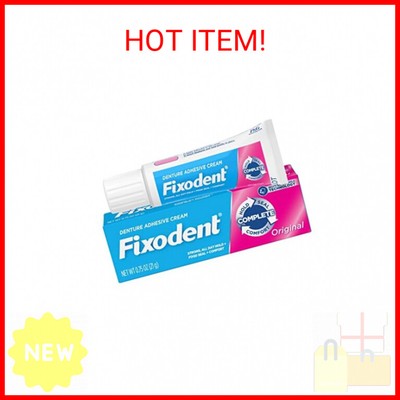 Fixodent Complete Original Denture Adhesive Cream, 0.75 oz