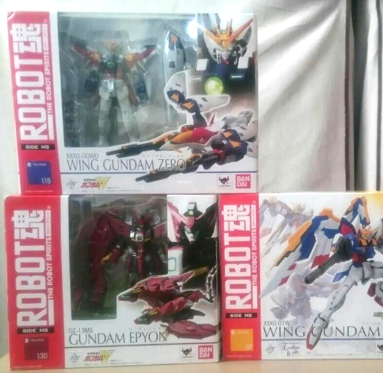 GUNDAM W Wing Zero Epyon EW BANDAI RObot Spirits Action Figure SET