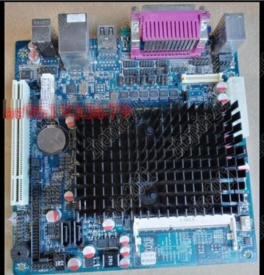 1PC  used  ITX-IP5MI816A D525 Integrated CPU 6COM motherboard #W1