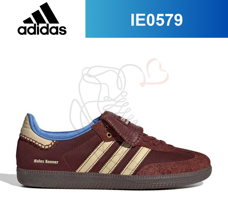 Wales Bonner adidas Samba Nylon Low Dark Brown Cream White IE0579