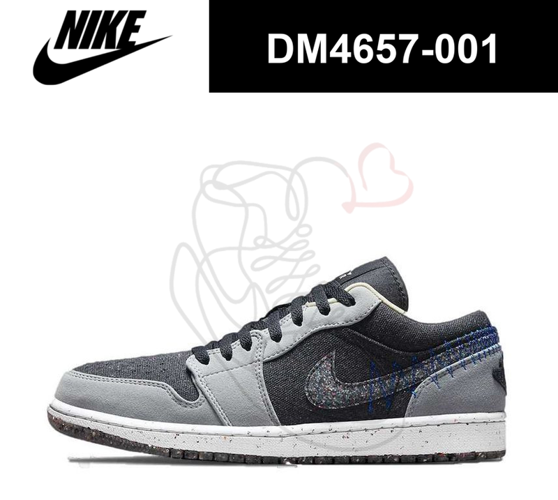 靴 Nike Air Jordan 1 Low \"Grey/Black\" Nike Shoes Air Jordan 1 Low GS Size 5Y Women's Size 6.5 Grey