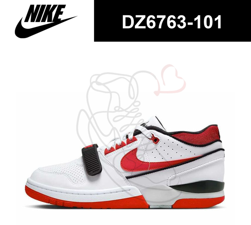 スニーカー Billie Eilish Nike Air Alpha Force 88 Fire Red and White Nike X Billie Eilish Air Alpha Force 88 White Fire Red Black