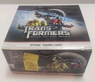 Transformers Dark Of The Moon Trading Cards Full Box Of 48 Unopened Packs 2011