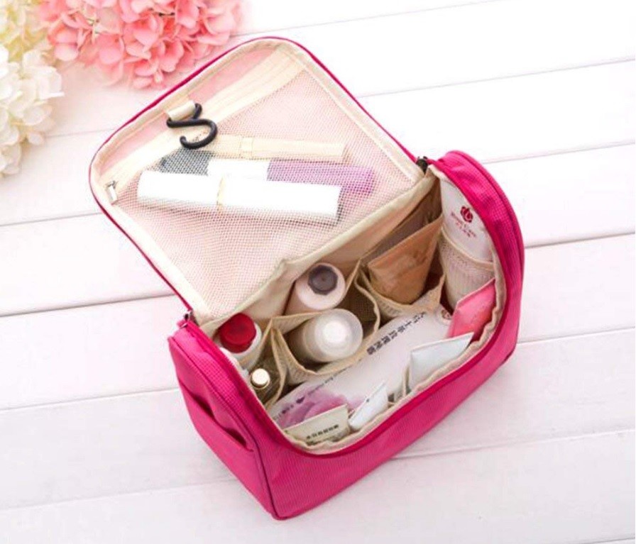 Borsa Multifunzione Travel Make Up Bag Scomparti Trucchi Viaggio Organizer dfh