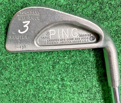 Ping Karsten I Toe-Heel Balance 3 Iron - Steel Shaft - Right Hand