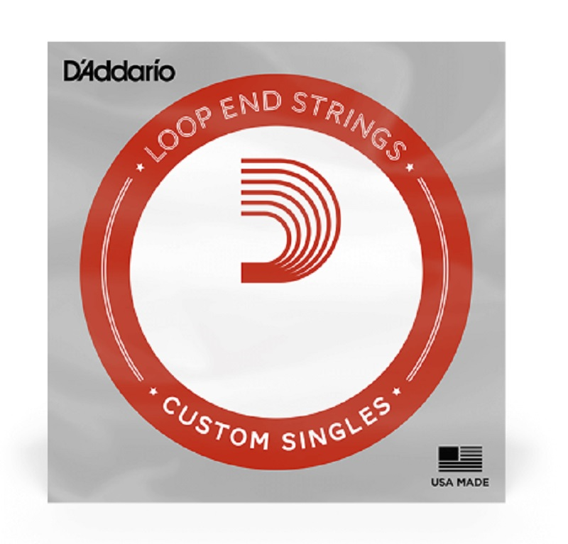 D'Addario .011 Plain Steel Loop End Single String Banjo Mandolin LE011