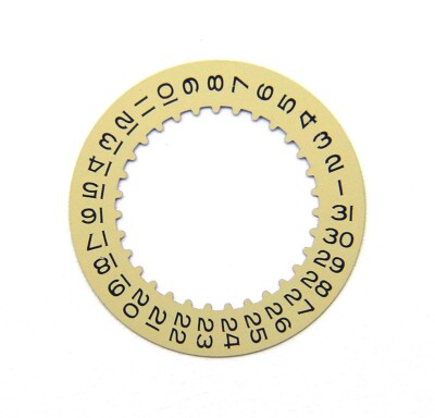 Genuine Rolex 3135 3155 3175 3185 Caliber 16100 Champagne Beige Date Disc Wheel