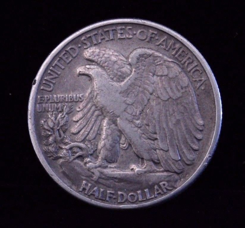 1943 50c Walking Liberty Silver Half Dollar 90% Type