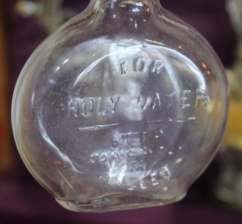 ANTIQUE VICTORIAN EXORCISM - SICK CALL -LAST RITES TRAVELING STAMPED 1897