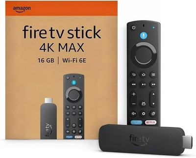 Amazon Fire TV Stick 4K Max – Streaming in 4K UHD, Wi-Fi 6E, Ambient-TV – Neu