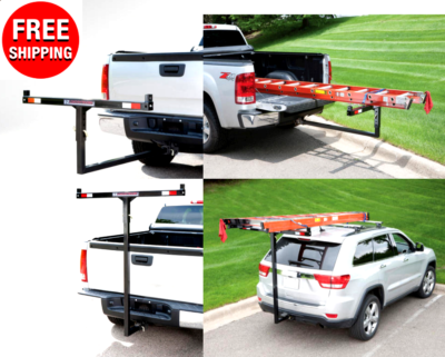 Truck hitch store rack