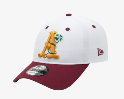 [NEWERA] 940UNST AECA BURG White Washing Unstruckure Ball Cap White/Cardinal