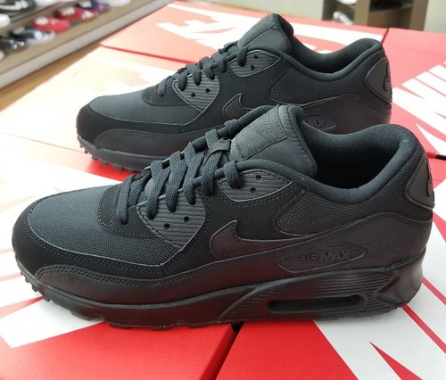 NIKE AIR MAX 90 ESSENTIAL MEN'S BLACKBLACK BLACK 537384 090 Air Max 90 Essential Ninja Pack 537384 084 BlackBlack