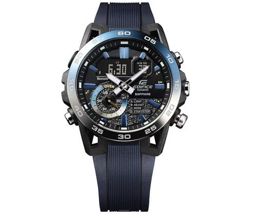 Pre-owned Casio Edifice Ecb-40ynp-1ajf Edifice Nighttime Drive Series Japan Import