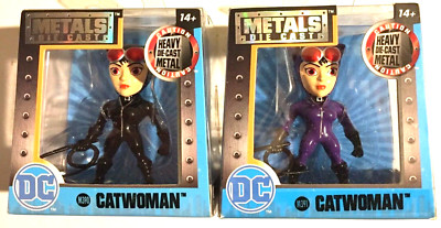 Jada Metals~2016~CATWOMAN~#390 & VARIANT# M 391~Die-Cast~2.5''~Lot Of 2~New~NM
