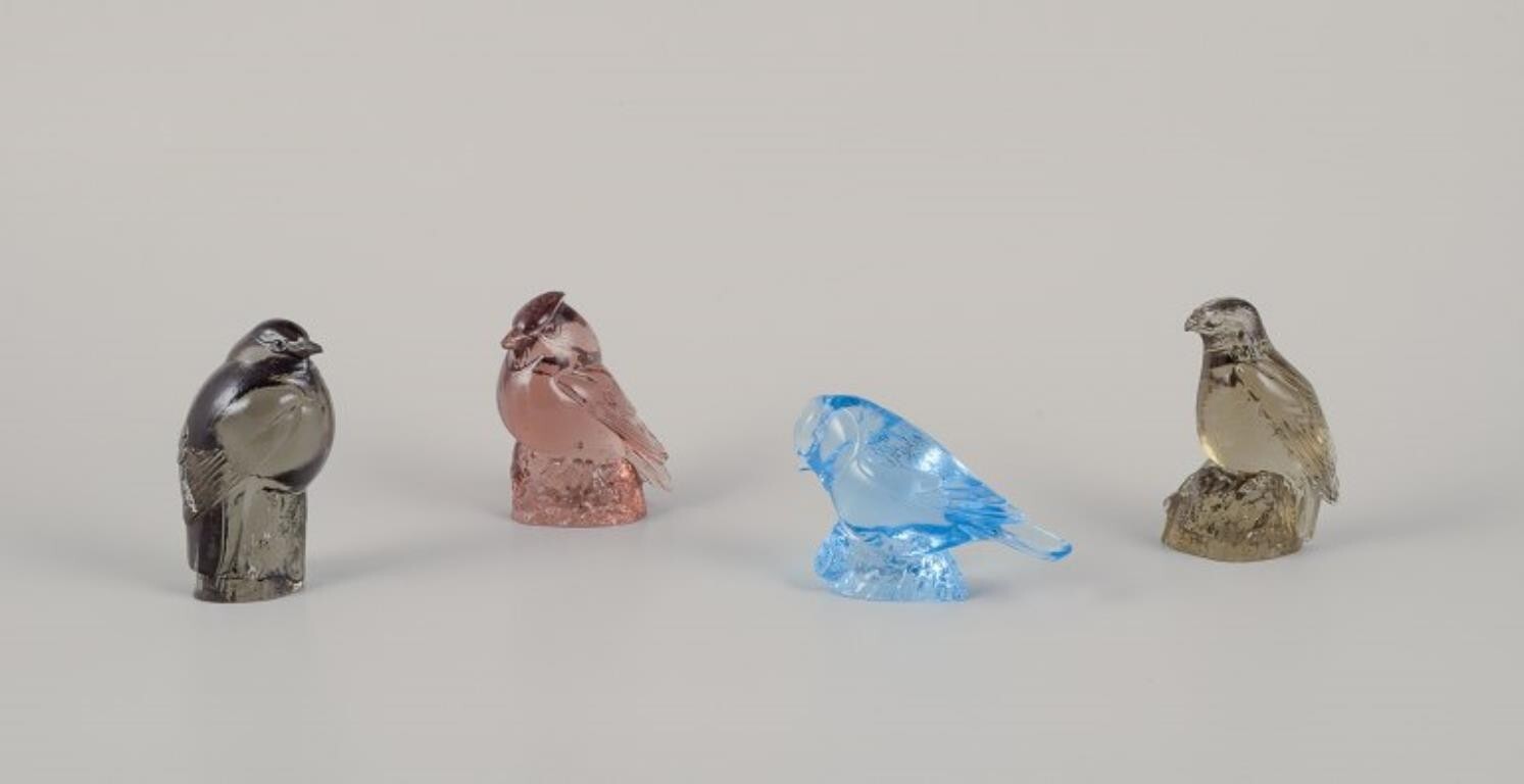 Paul Hoff for Kosta Boda / Svenskt Glas, four figurines in