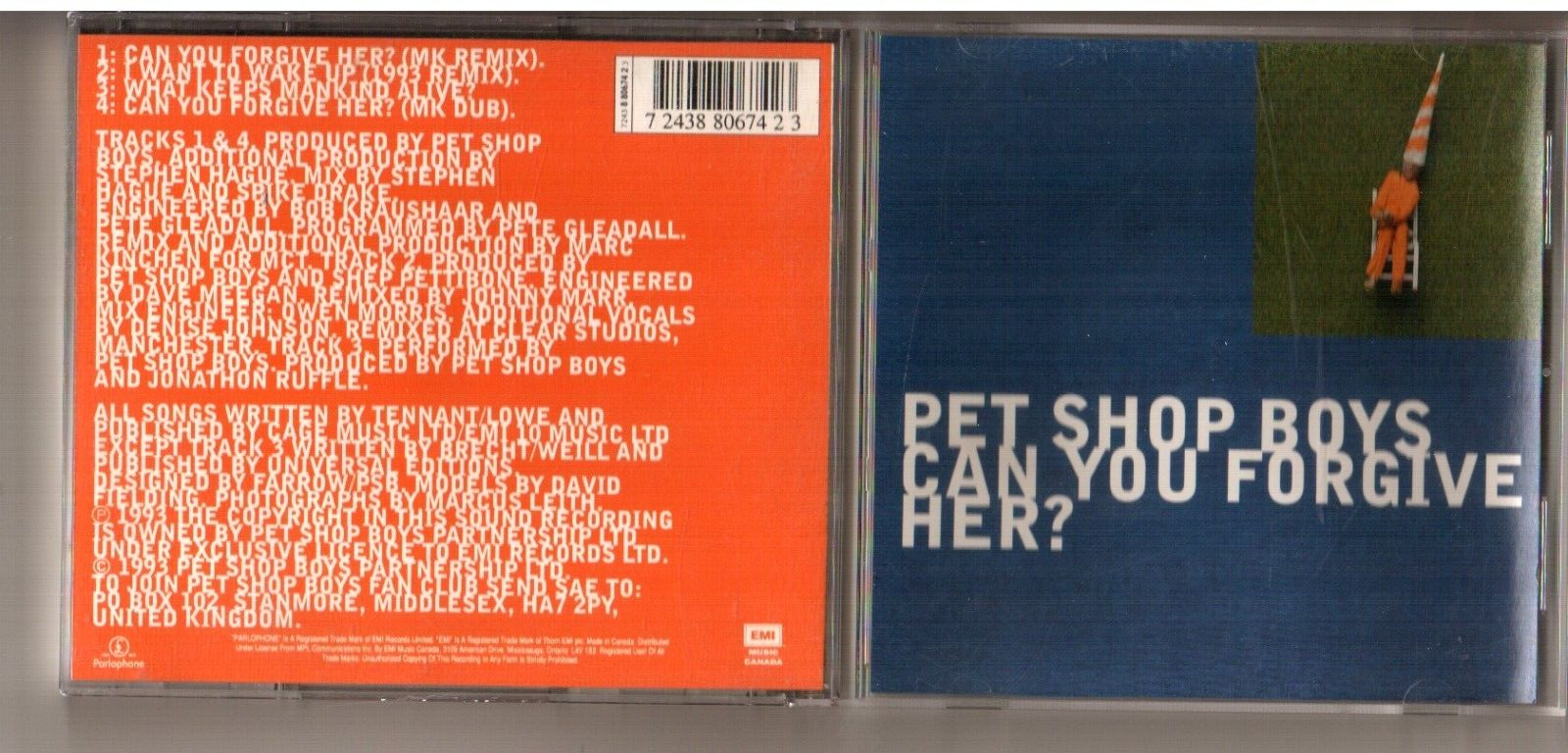 PSB「Can You Forgive Her?」のCDS2枚組セット PSB「Can You Forgive Her?」のCDS2枚組セット Pet Shop Boys