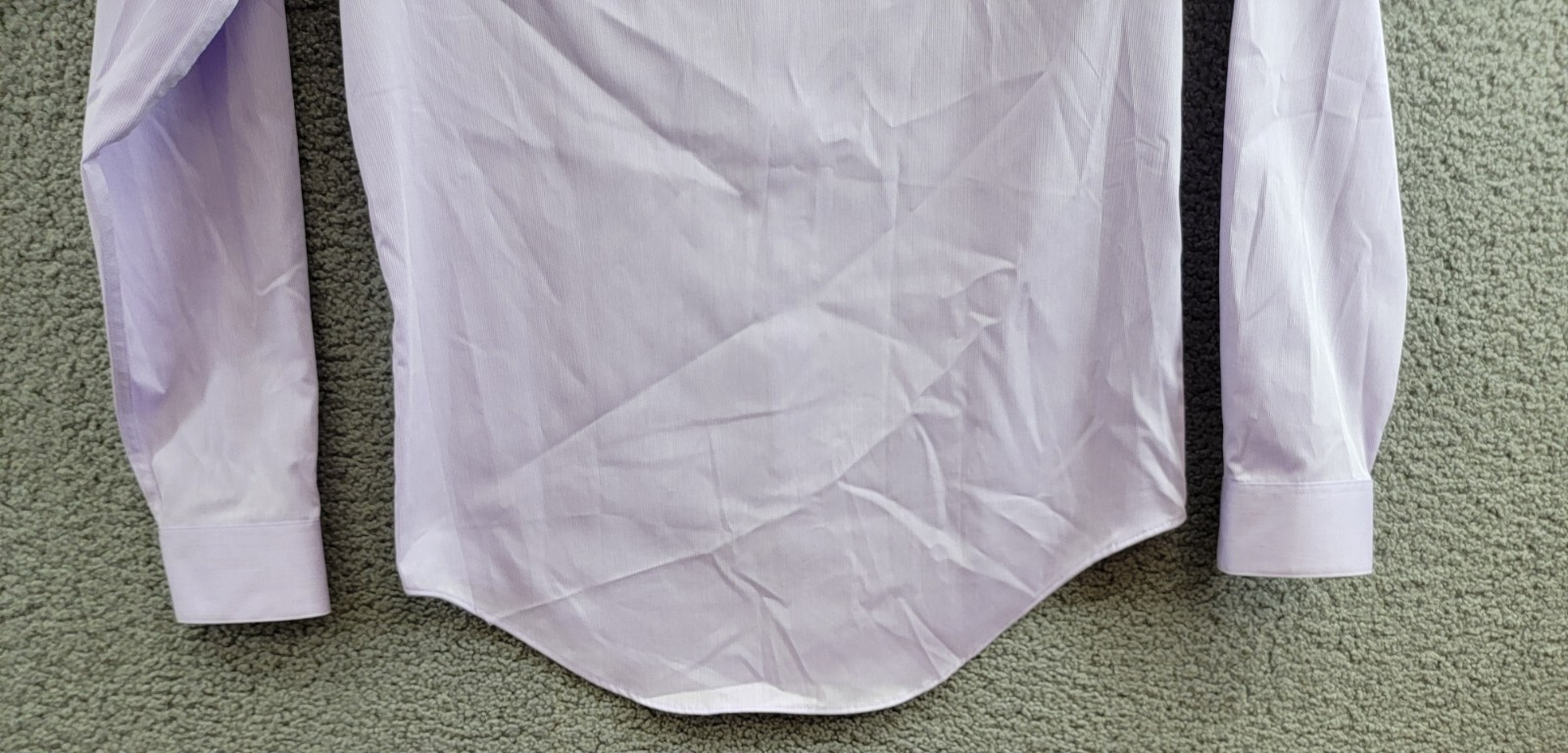 Calvin Klein Steel + Slim Fit Modern Pin Cord Dress Shirt Men's 14.5 32/33 Lilac - Picture 16 of 18
