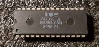 MOS 317053-01 Function LOW Chip for Commodore 16/116/Plus/4, Working. Rare!