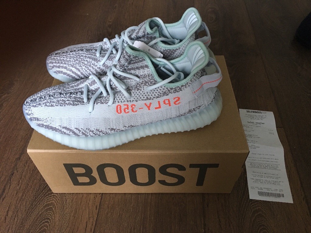 Yeezy blue tint legit box yzigidad gq Brukt Yeezy Boost V2