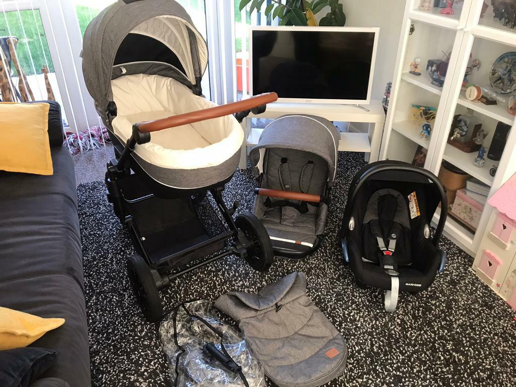 kinderkraft prime cabriofix isofix travel system