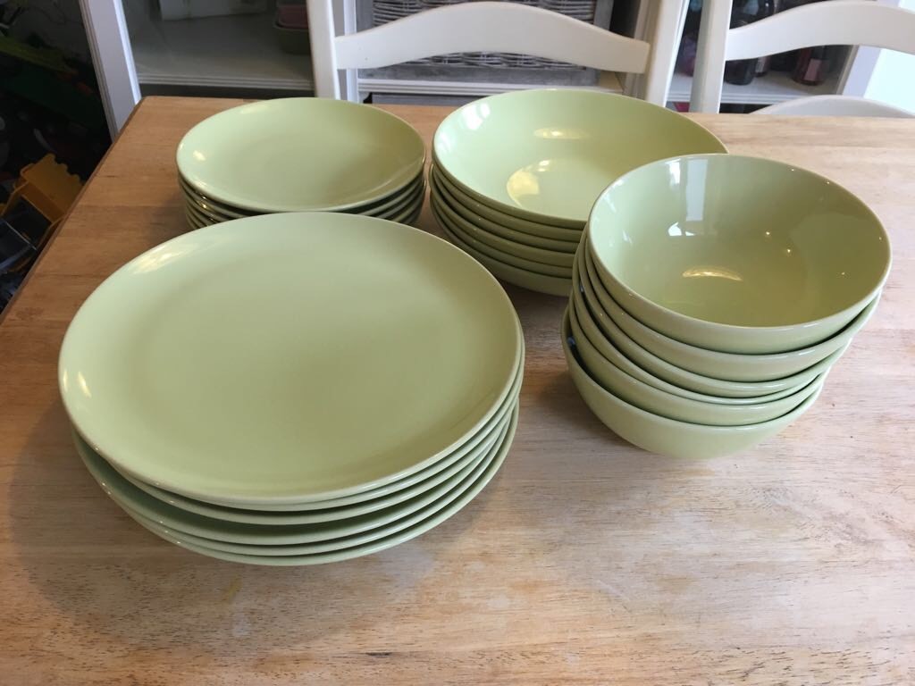 Fargrik Dinnerware & IKEA Fargrik-Green Coupe Cereal Bowl Fine China