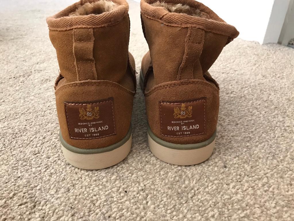 river island ugg type boots