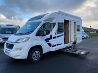 WHEELCHAIR ACCESABLE 2019 SWIFT ESCAPE 664 4-BERTH MOTORHOME WITH 2K MILES ANDERSON MOTORHOME SALES.