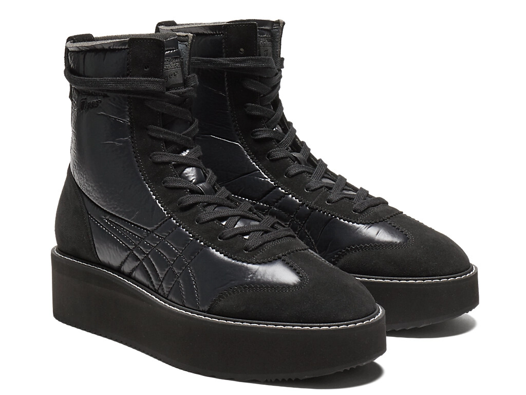 Pre-owned Onitsuka Tiger Delegation Chunk Boot 1183c117-001 Unisex Black / Black Us4-10