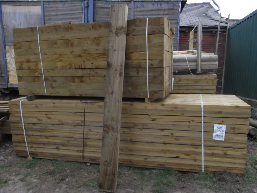 Timber sleeper 100mmx200mmx2.4m in East Ardsley, West Yorkshire Gumtree