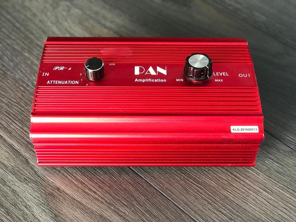 Pan amplification volume attenuator tube / valve amp speaker soak in