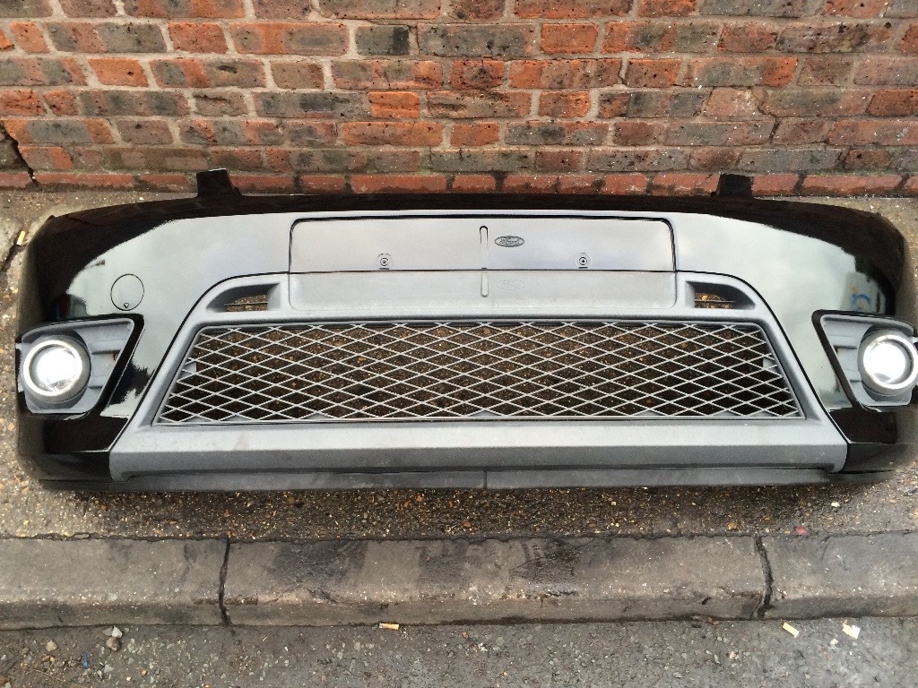 Ford Fiesta ST / Zetec S FRONT BUMPER Panther Black (02 08) Breaking Spares grille mk6 in
