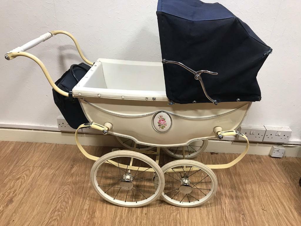 Vintage silver cross Edinburgh edition dolls pram in Kirkintilloch