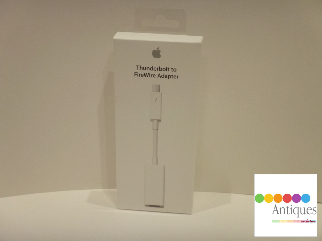 Apple Thunderbolt to FireWire Adapter Cable MD464LL/A A1463 NEW SEALED BOX