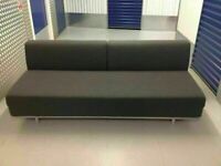 Fabulous MUJI T2. 3 Seater Sofa Bed. Charcoal Grey Double Sofabed. Futon. COST £950. I CAN DELIVER