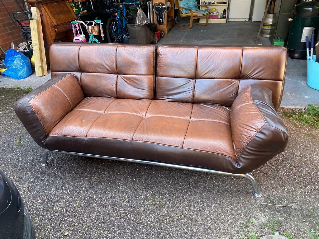 retro leather sofa singapore