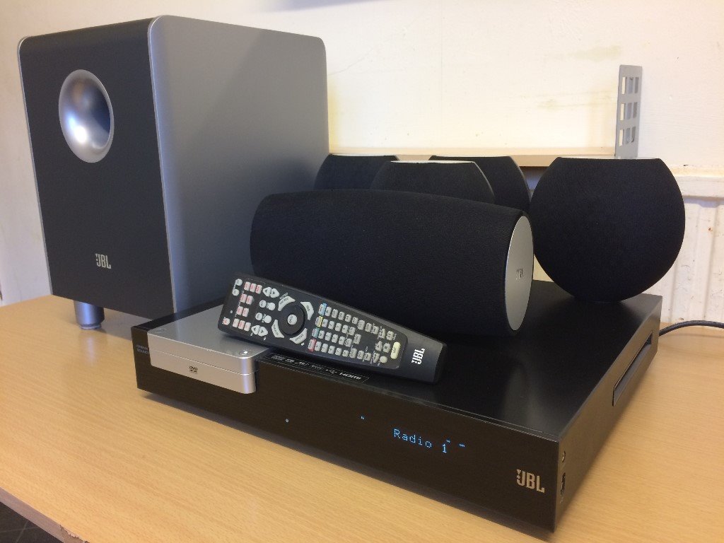 JBL CS3 DVD 5.1 HDMI Home Cinema System, 2 USB Ports, Digital Radio