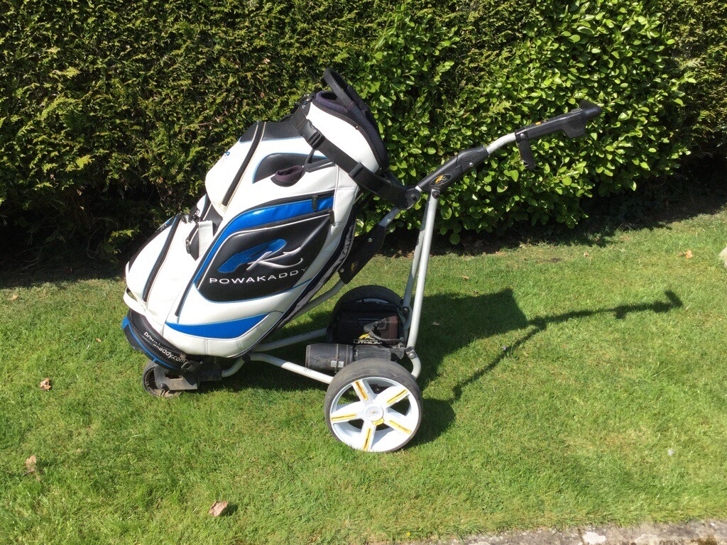 Powakaddy trolley and bag with Lithium battery in Lymington