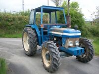 Ford 1982 4610 4wd Tractor PAS, PUH, 6082 hours, V5, no Vat in GWO