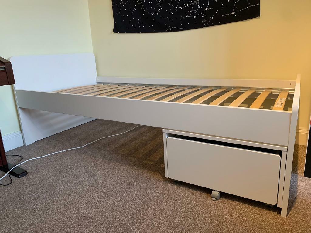 Single bed frame and storage box (ikea) in Wimbledon, London Gumtree