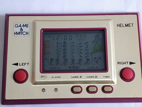 任天堂 ゲームウォッチ ヘルメット 電子ゲーム】任天堂・ゲーム＆ウオッチ『ヘルメット』を遊んで