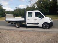 2012 RENAULT MASTER DROPSIDE PICK UP WITH TAIL LIFT AND WELFARE KIT.NO VAT!